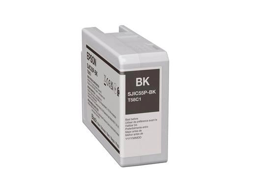 Sjic55 ink cart. black x colorworks cw-d6500/d6000 - c13t58c140