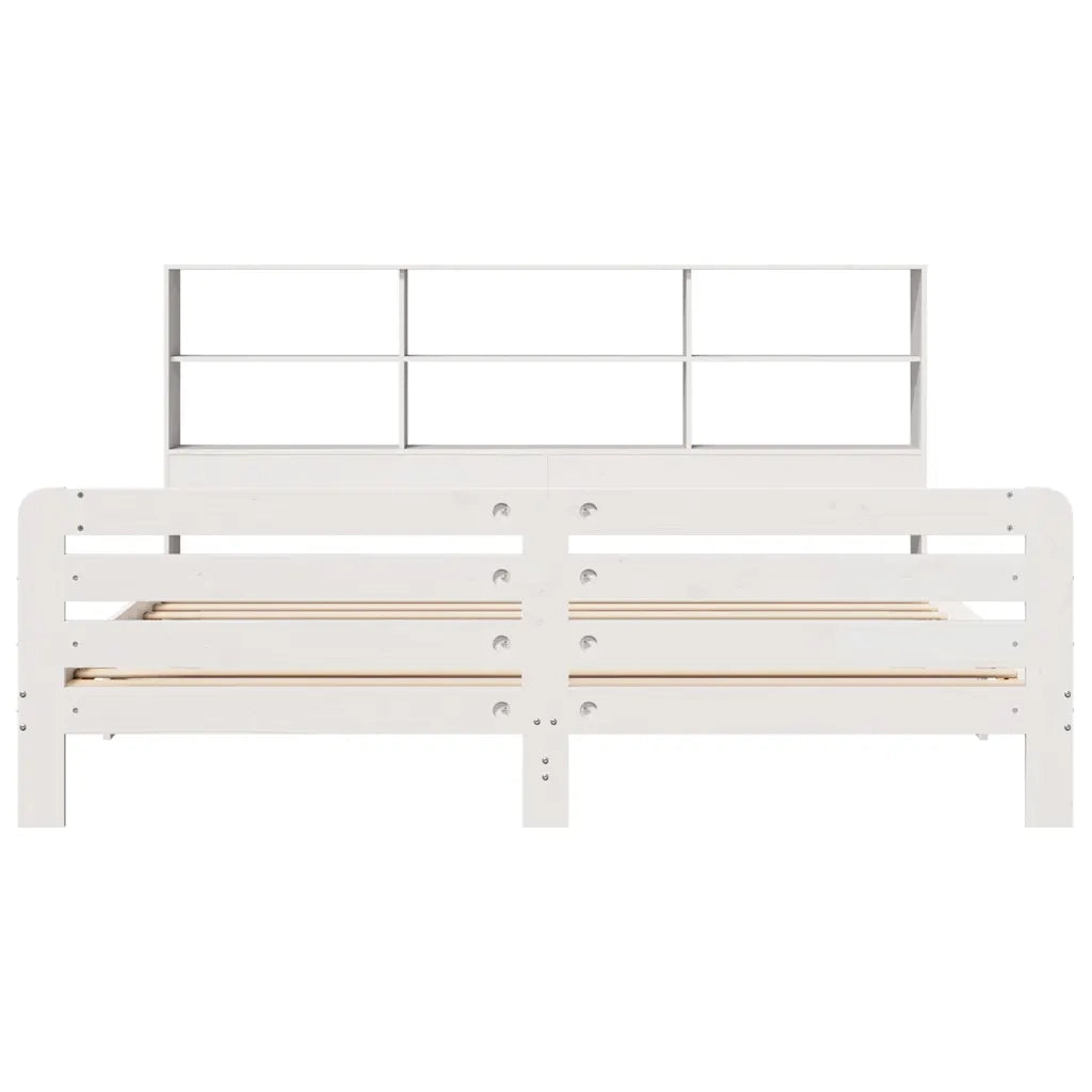 Giroletto senza Materasso Bianco 180x200 cm Legno Massello Pino 3309933