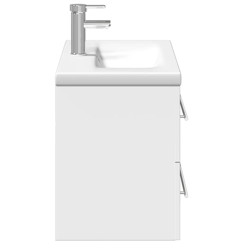 Mobile da Bagno con Lavabo da Cucina-Armadietto da bagno con Lavandino Bianco 846370