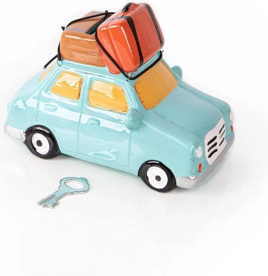 Spazzola per chiavi in ceramica - contenitore per risparmio - valigetta per viaggio - cassa di risparmio per vacanze - contenitore per regali 15 cm