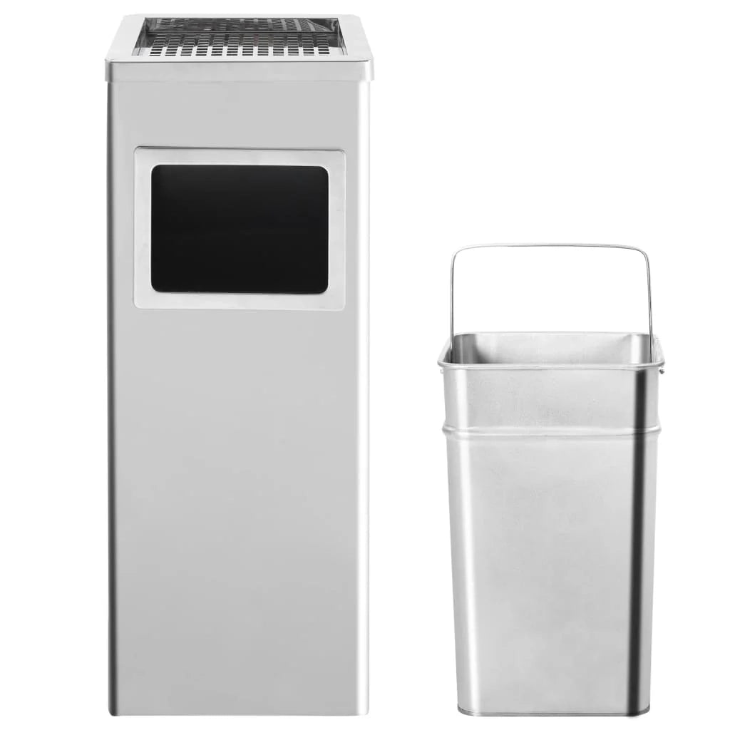 Posacenere per hotel 36 L acciaio inox argento 02_0043853