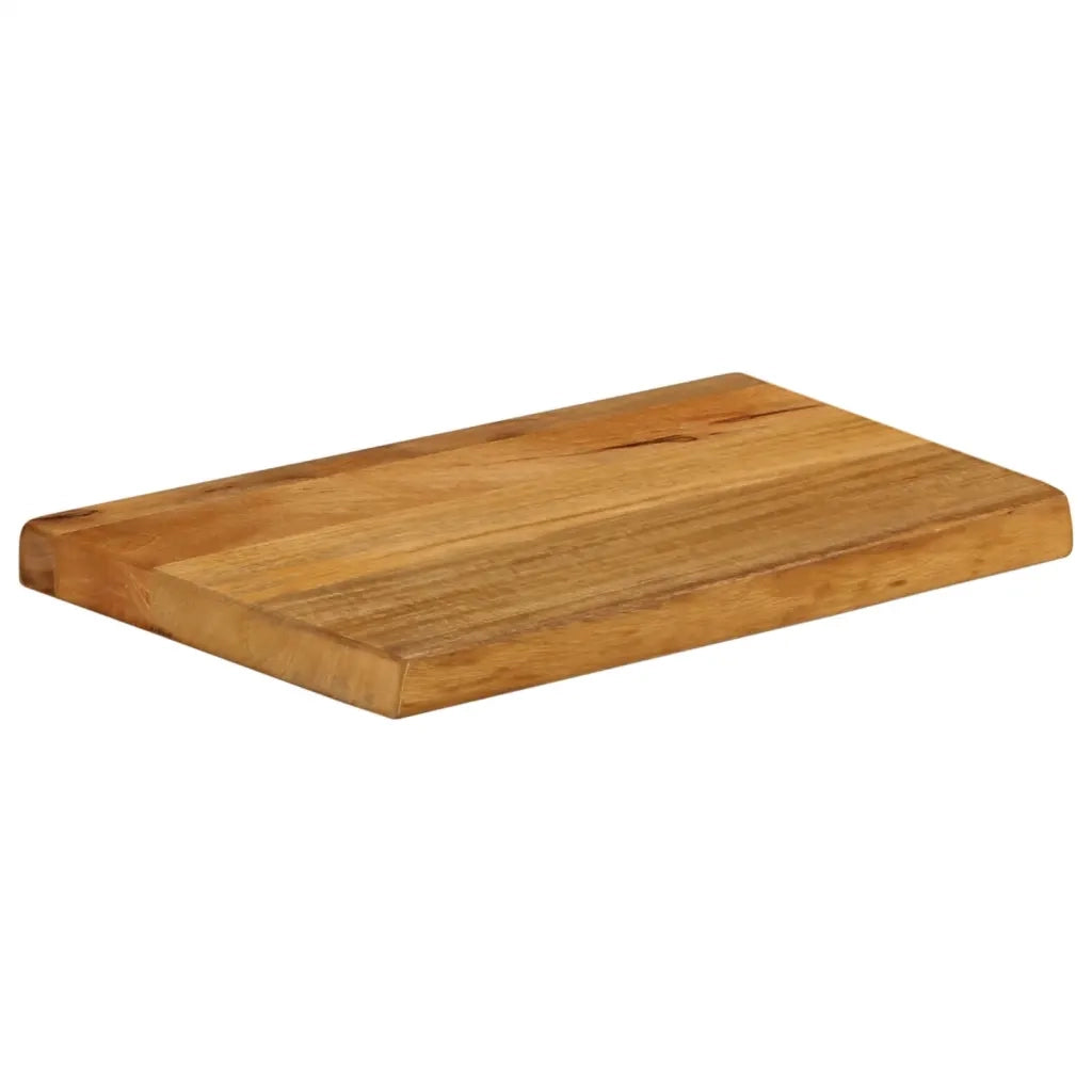 Piano Tavolo Bordi Vivi 40x20x3,8 cm in Legno Massello di Mango 370558