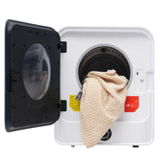Asciugatrice a Evacuazione 3 kg 830 W con PTC Ceramico; 5 Programmi; Cestello Inox e Montaggio a Parete