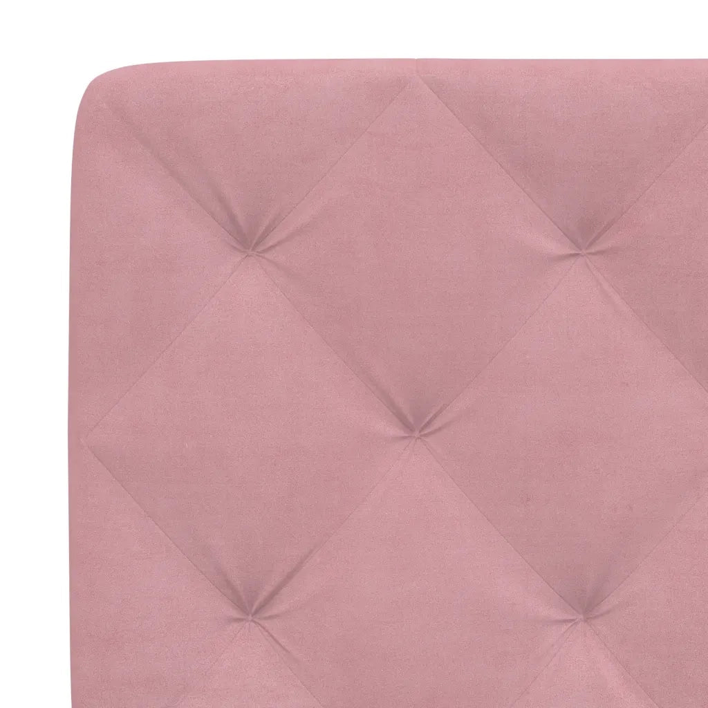 Cuscino Testiera Rosa 90 cm in Velluto CFW3677151