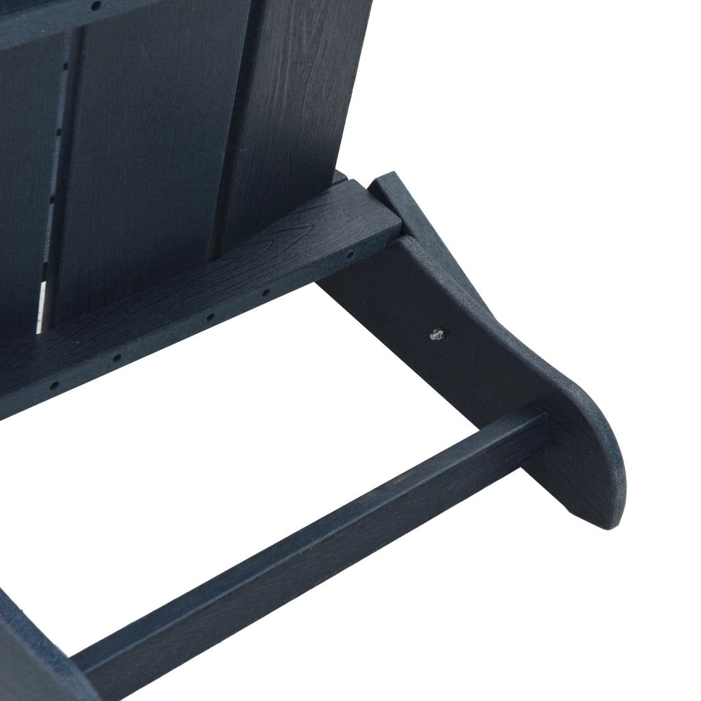Sedie Adirondack Pieghevoli  2 pcs Blu Marina 74.5x80.5x90 cm HDPE
