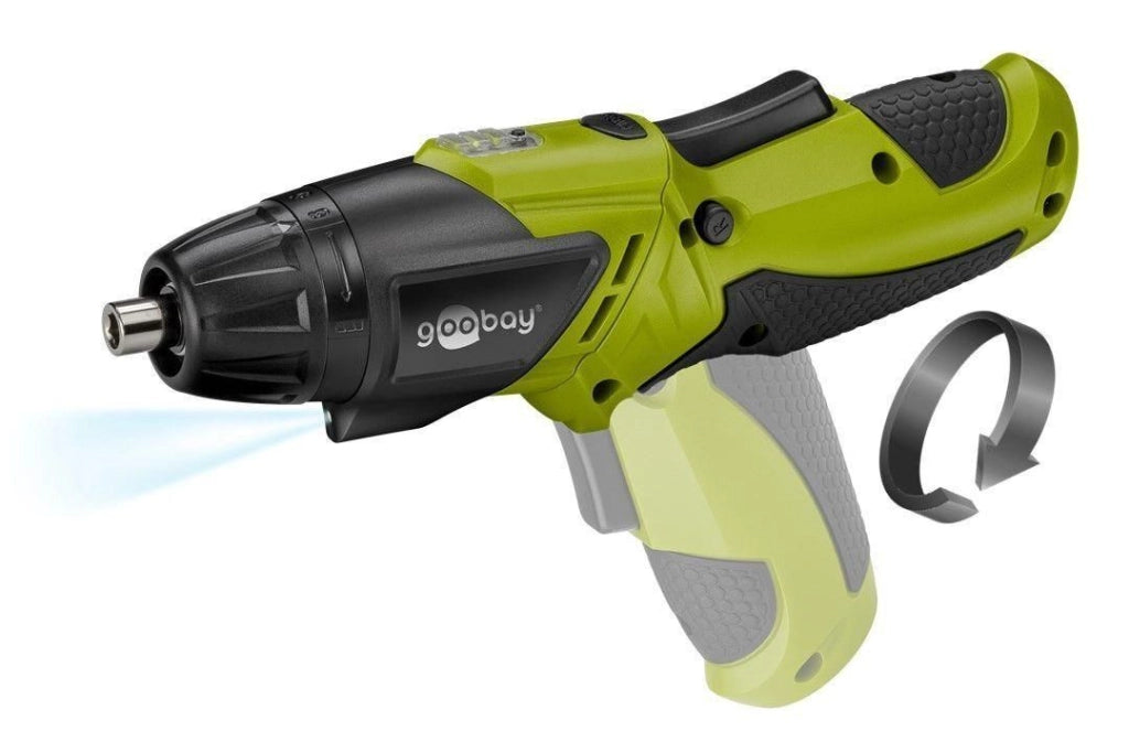 Goobay 71880 trapano 230 Giri/min Senza chiave 570 g Nero, Verde