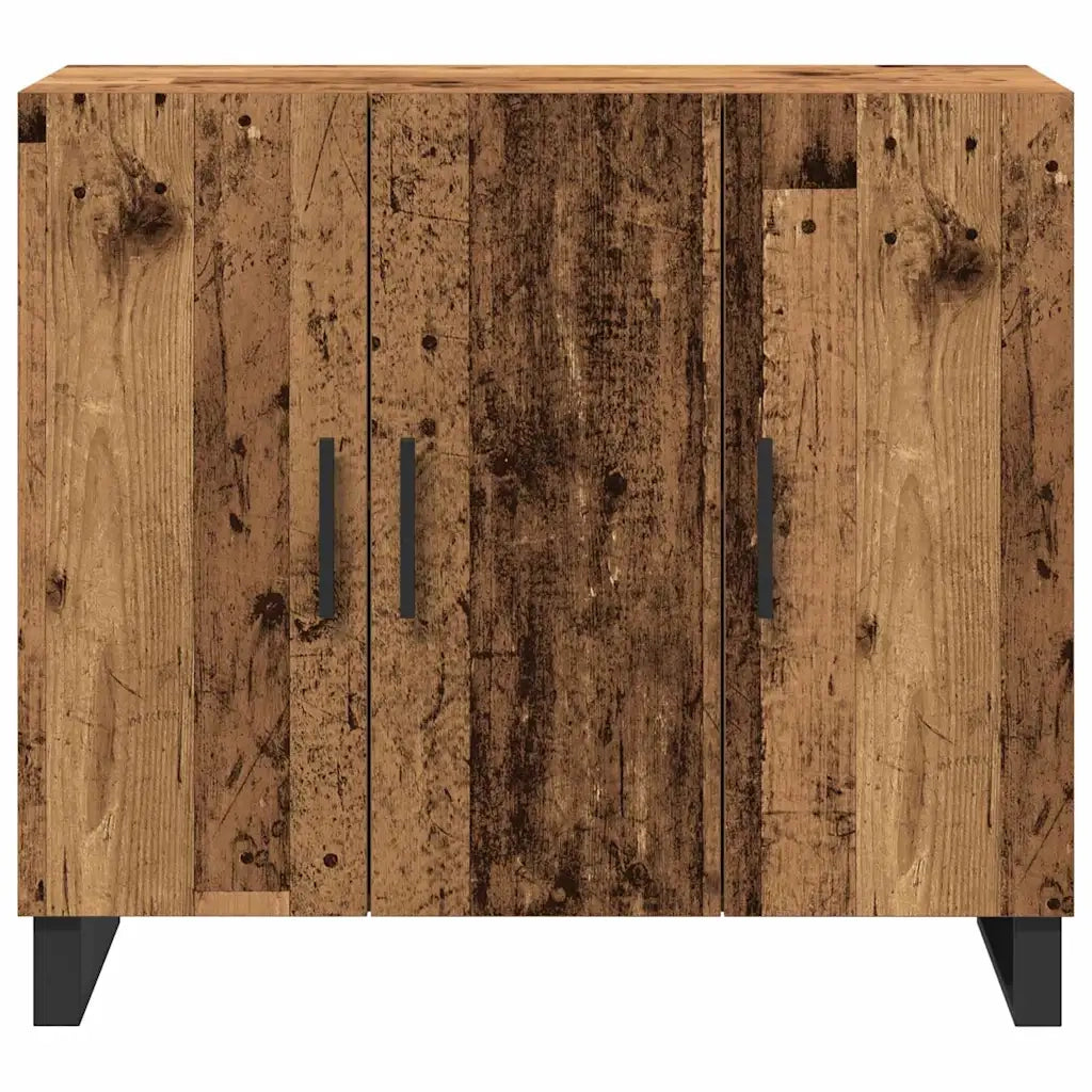 Credenza-Buffet-Armadio da cucina Legno vecchio 90 x 34 x 80 cm Legno multistrato 142326