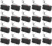 Microscambiatori - 20 pezzi - Serratura a momento - 3 Pin - Interruttore finale - Adatto per diversi dispositivi - T331