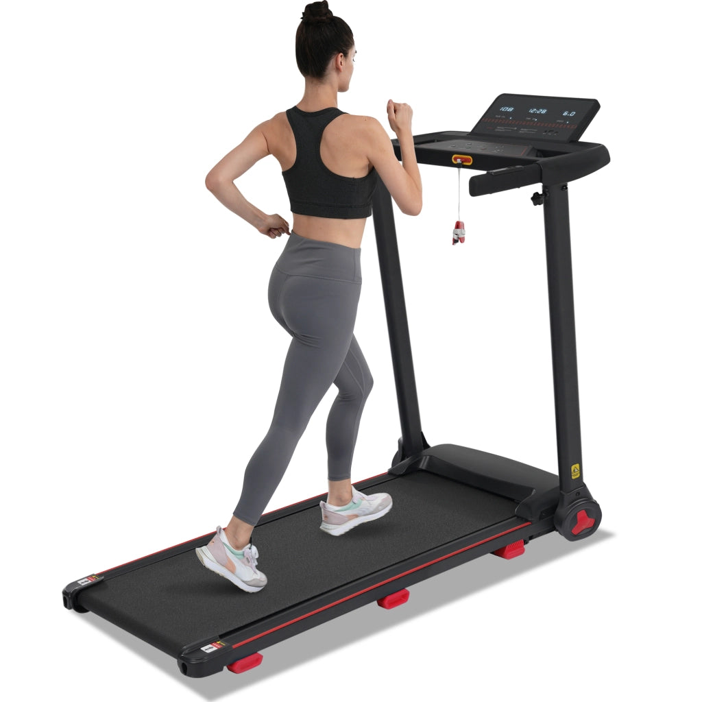 Tapis Roulant Pieghevole 3,0 HP fino a 14 km/h con Inclinazione 8%, Bluetooth e Portata 120 kg