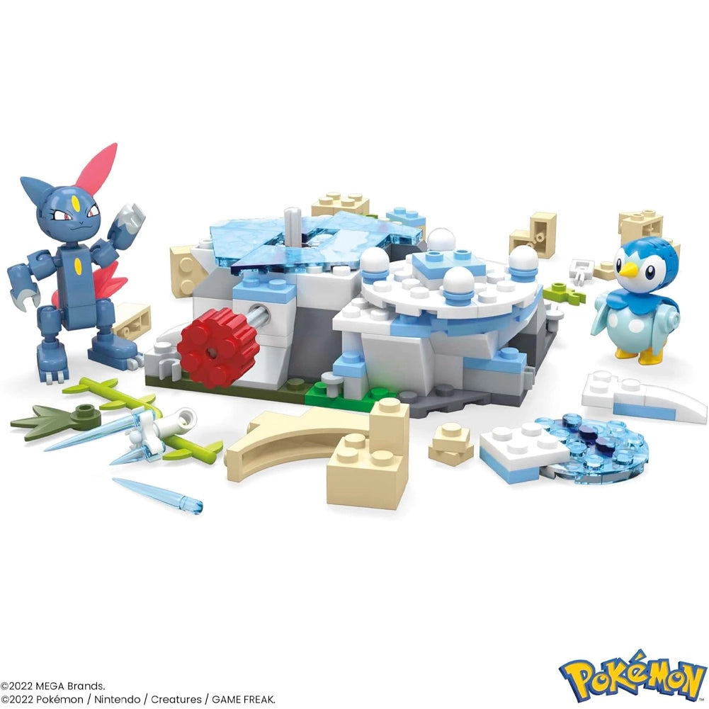 MEGA Pokémon Piplup e Sneasel Divertimento sulla Neve Set Adventure 171 Pezzi