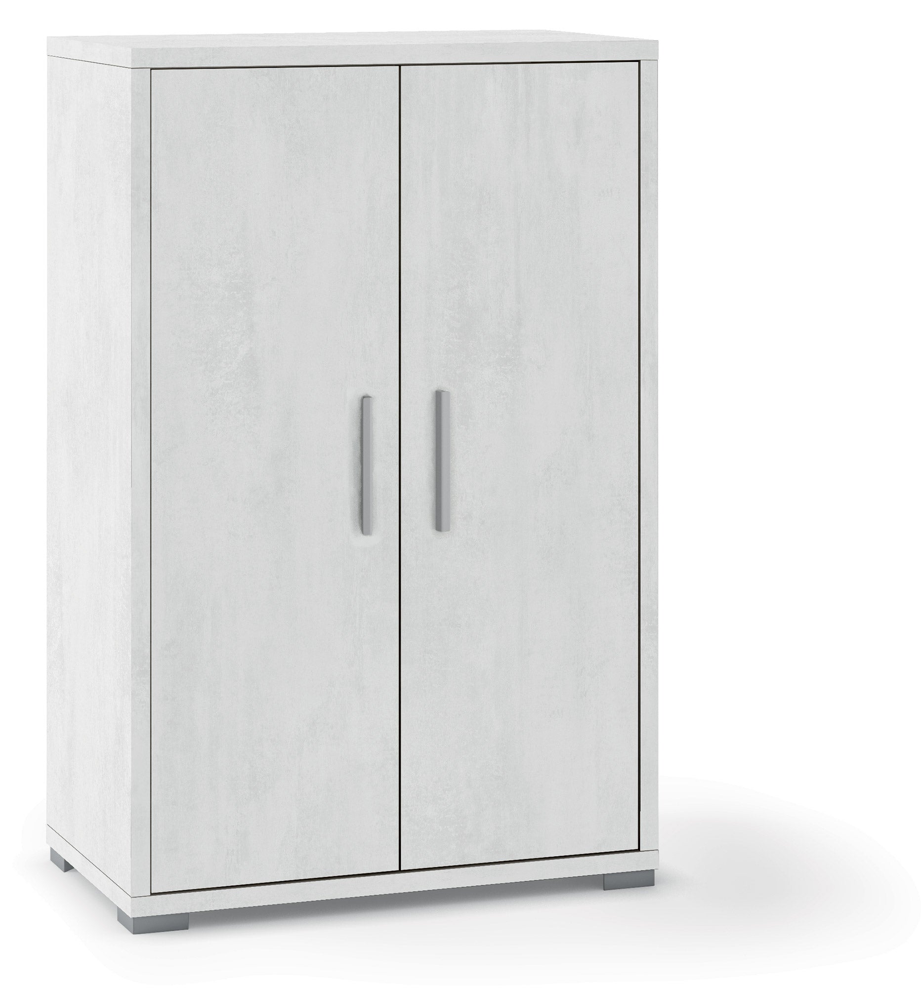 Mobile 2 Ante 71x110x41 cm Ossido Bianco