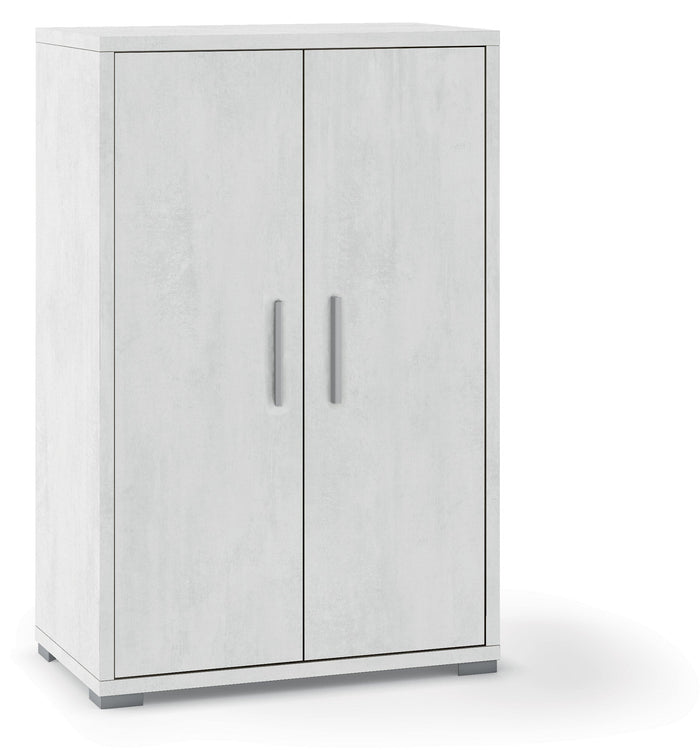 Mobile 2 Ante 71x110x41 cm Ossido Bianco