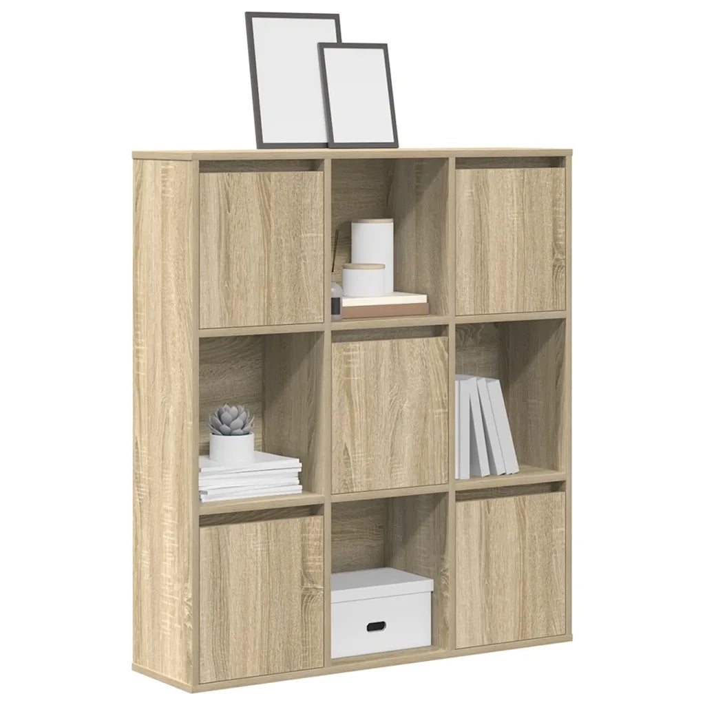 Libreria Rovere Sonoma 89x24x101,5 cm in Legno Multistrato 860402
