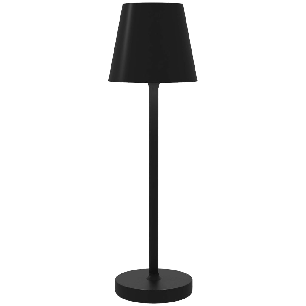 Lampada da Comodino LED Ricaricabile ¨C Zephmum ¨C Nero ?11,2x36,5 cm