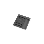 Contenitori per cassetti da cucina Recycle con coperchio anti-odore, Altezza 266, 3x15 lt, 2x7 lt, Grigio antracite Te..