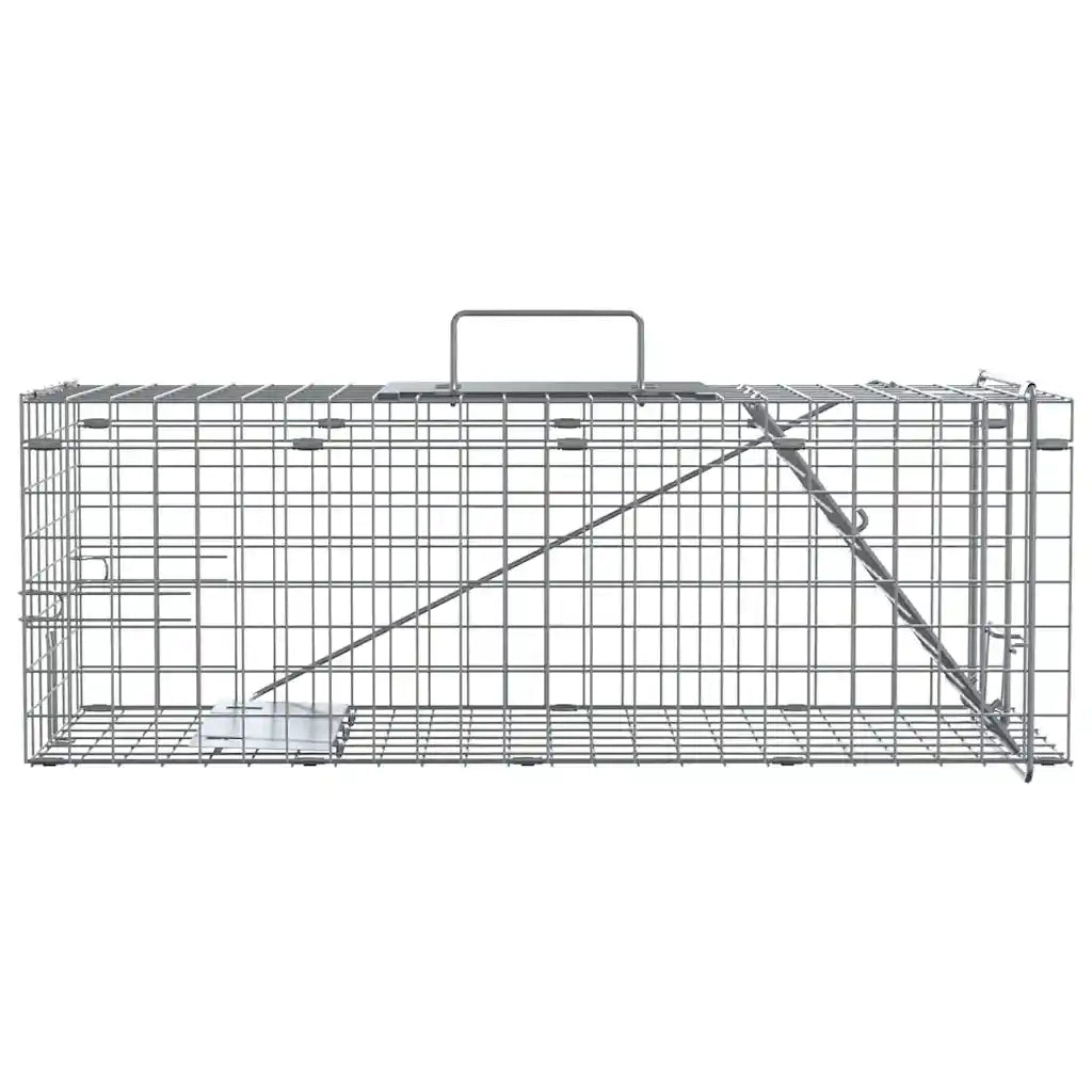 Trappola per animali Antracite 61 x 20 x 21,5 cm Acciaio