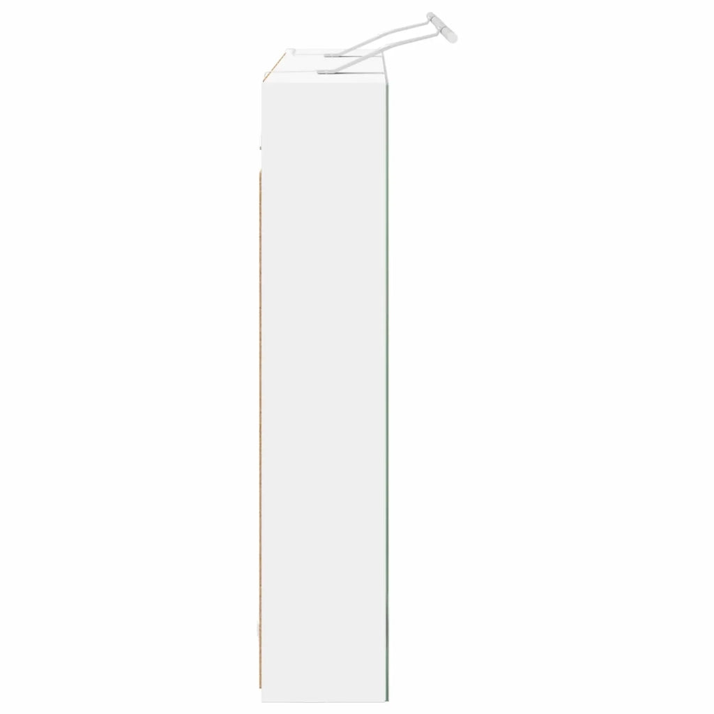 Mobiletto per specchio da bagno Bianco 100 x 14,5 x 70 cm