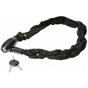 Trade Shop - Catena Antifurto Lucchetto Bici Bicicletta Scooter Rivestita Tessuto 90 Cm -