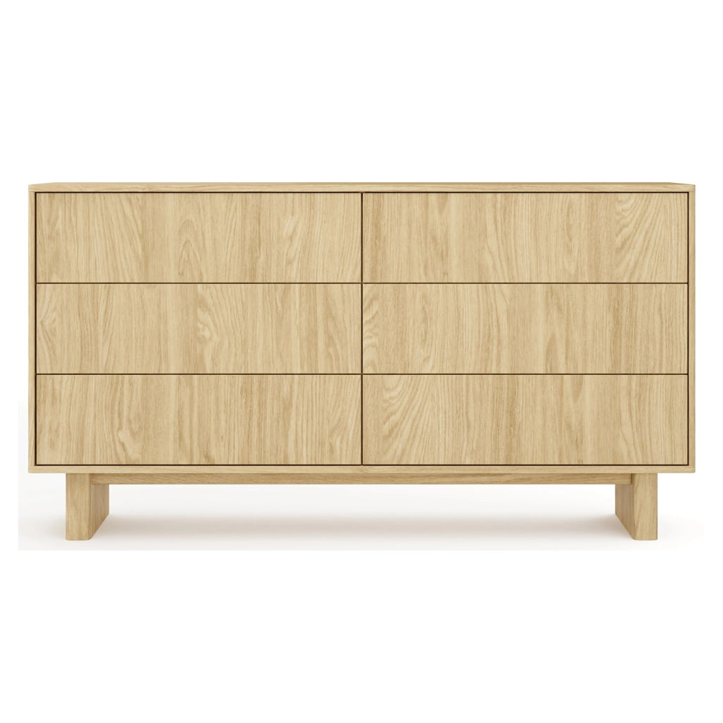 Madia Hasimi, Credenza 6 Cassetti, 154x38x83h cm Marrone Rovere