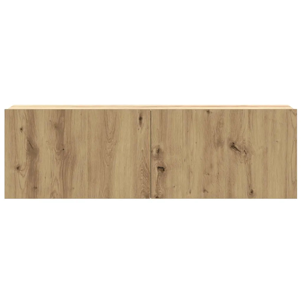 Mobili TV a Parete 3 pz Rovere 100x30x30 cm Truciolato 3329008