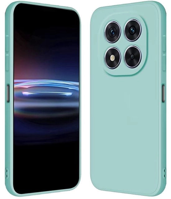 Hoes per Redmi Note 15 Pro+ 5G - TPU-silicona morbida - Blu chiaro - Protezione contro graffi - Sensazione confortevole - Adattamento perfetto - Custodia per smartphone