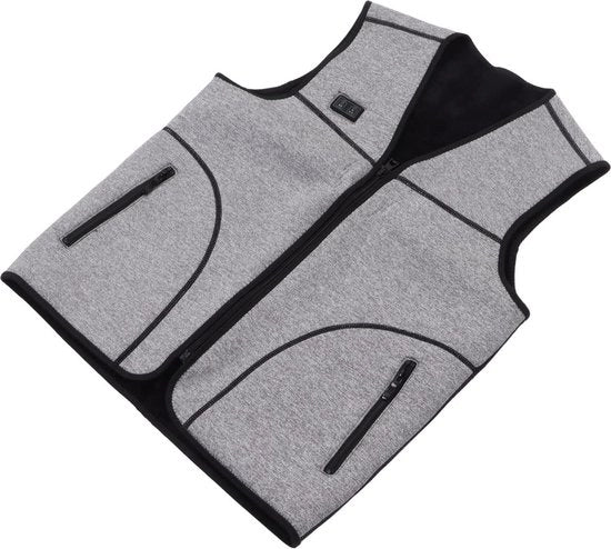Vest Elettrico Riscaldante - Variante - 5 V - Opzioni per il Calore da Campeggio