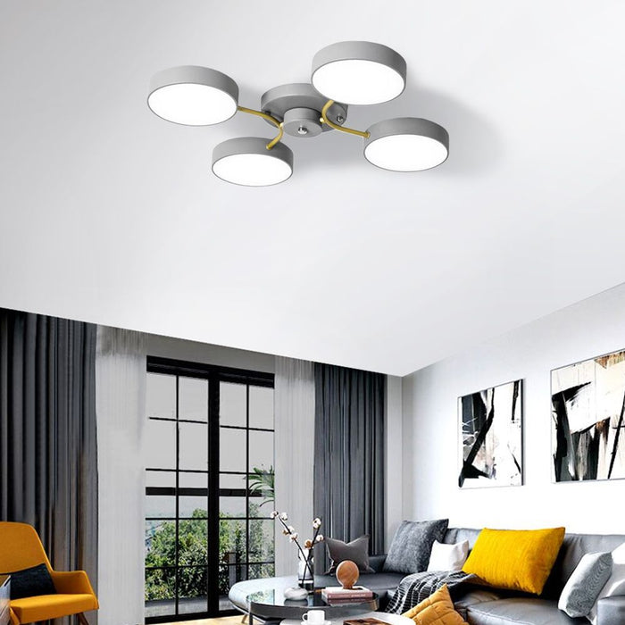 Lampada Da Soffitto Grey/gold APP531-4C