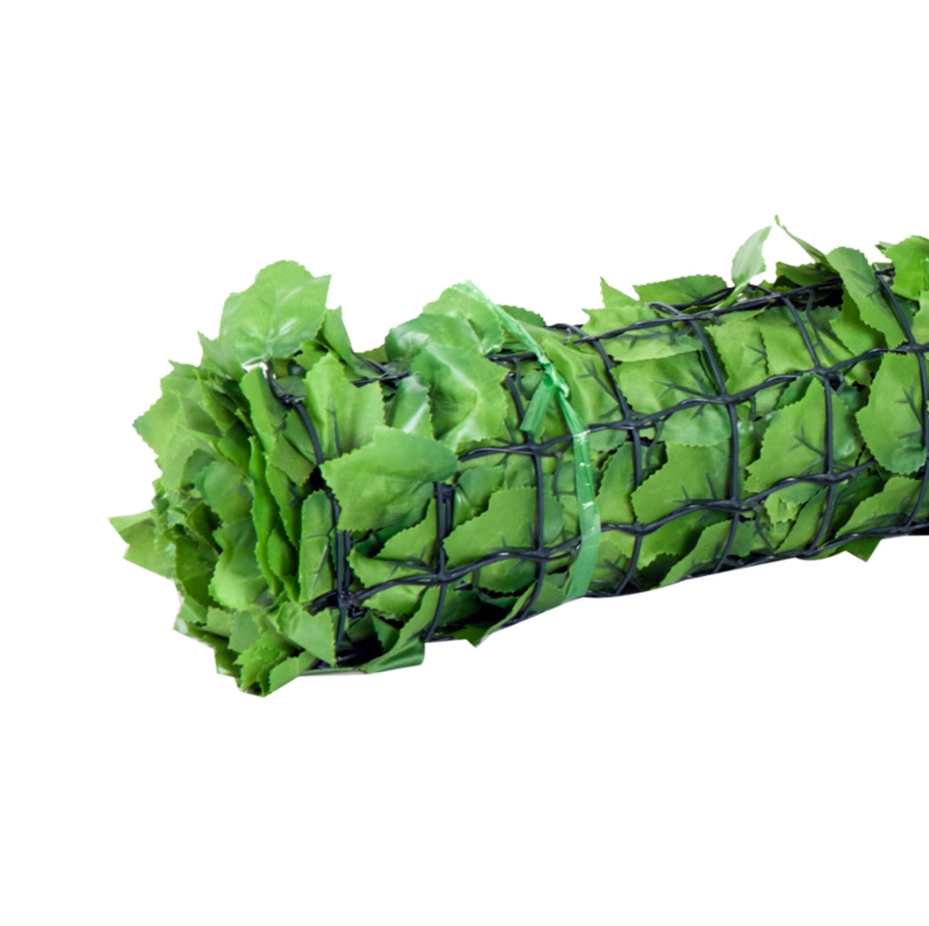 Siepe artificiale 300x100 cm verde chiaro in plastica per privacy