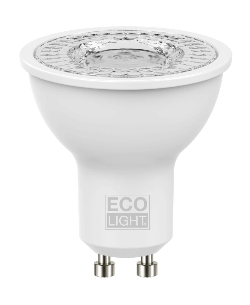 Ecolight LAMPADA A LED SPOT GU10 FASCIO 110  ° luce naturale 6 W 10.00 pz