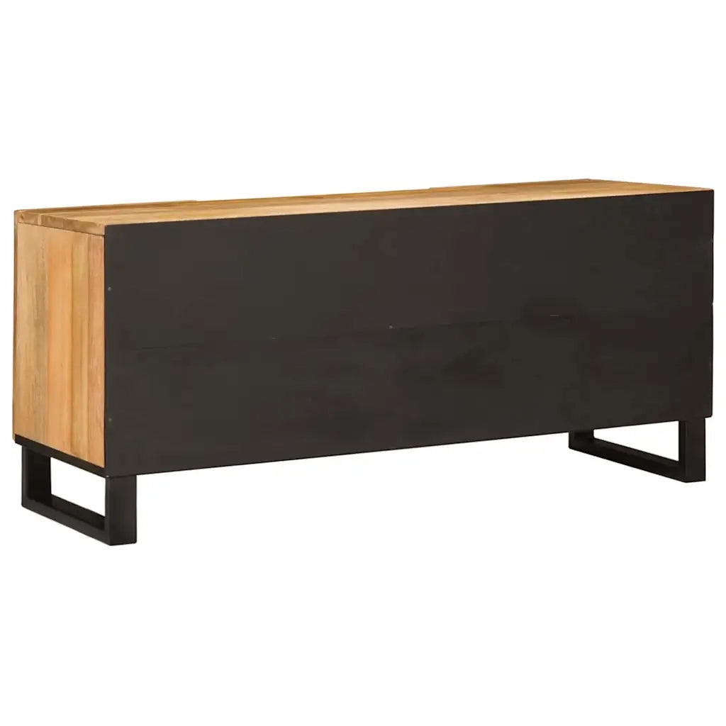 Mobile TV Marrone 105 x 33 x 46 cm Legno di mango massello