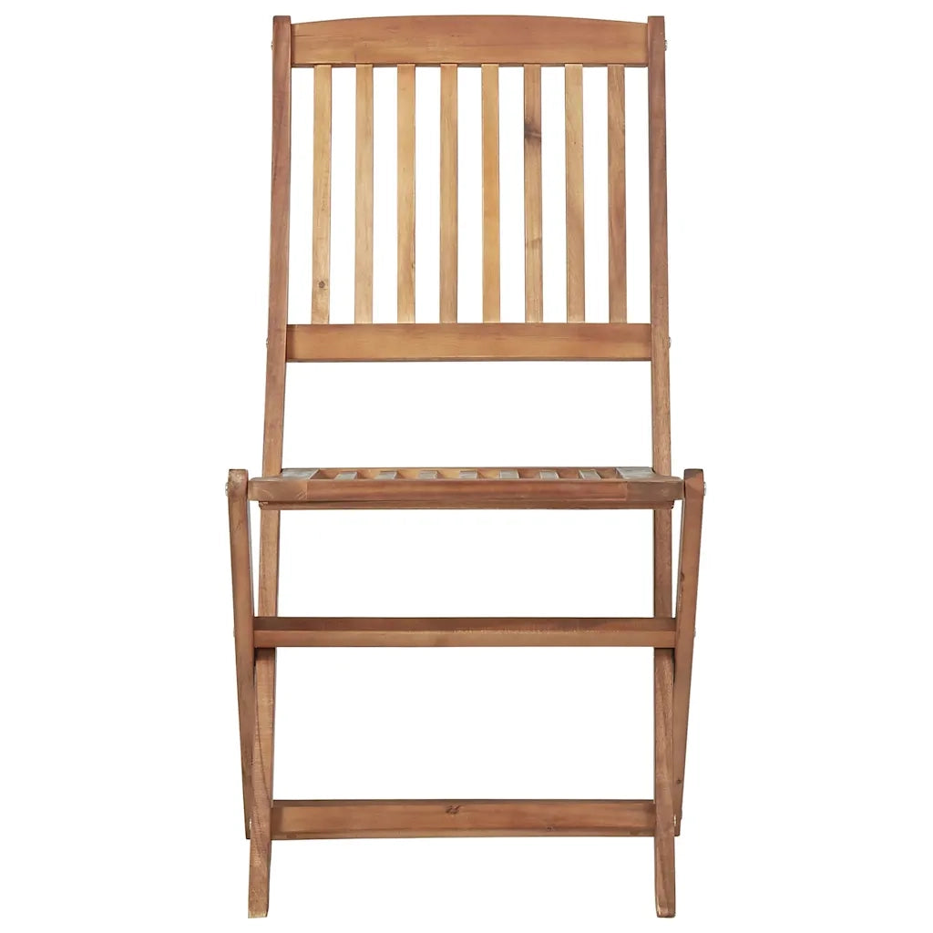 Sedie da Giardino Pieghevoli 8 pz con Cuscini Massello Acacia cod mxl 8498