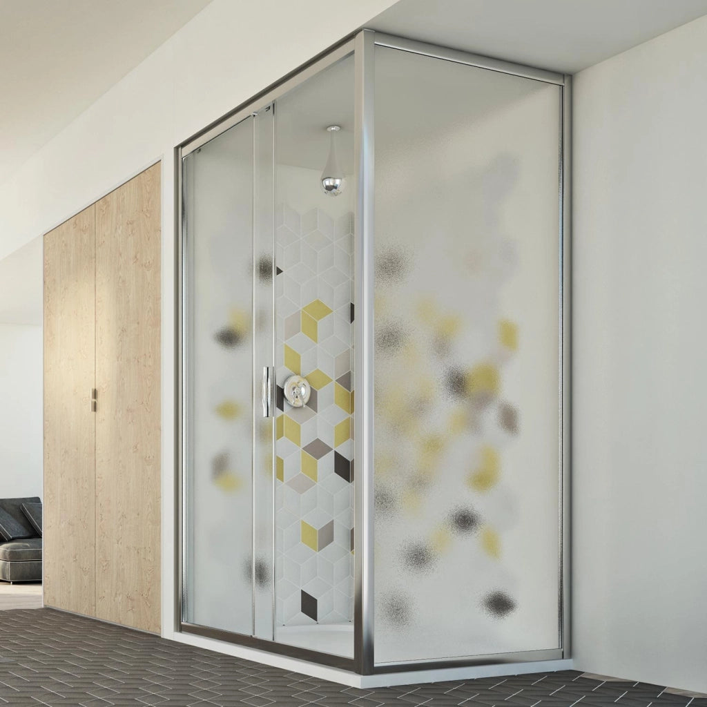 Box Doccia 75x110 CM H198 stampato C mod. Young Duo 1 Anta