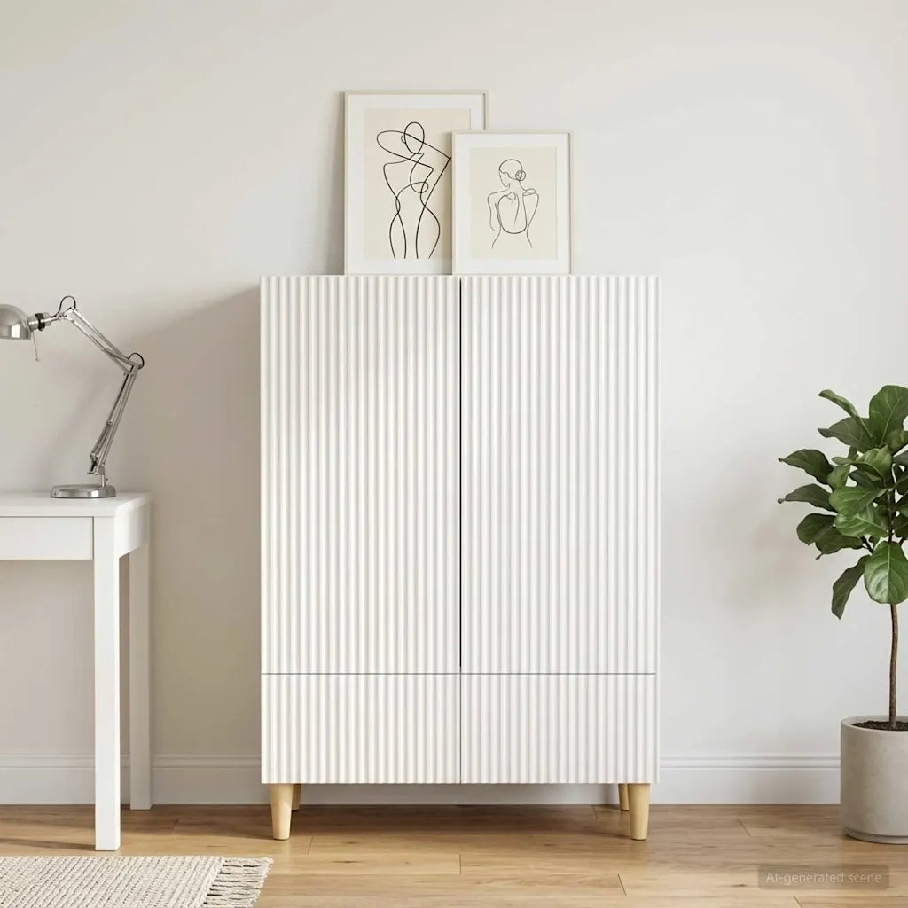 Credenza Bianco 66 x 34,5 x 95 cm Legno ingegnerizzato 894665