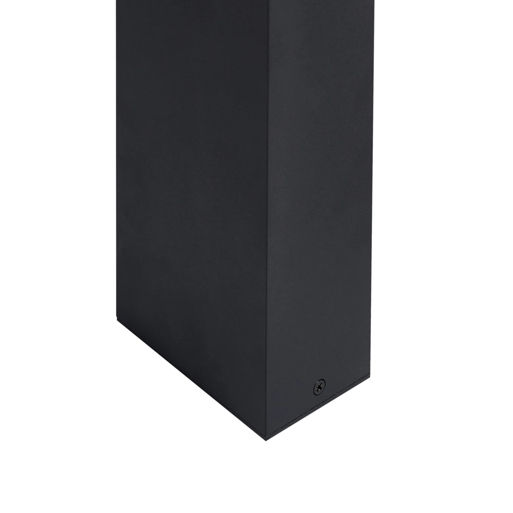 Lampada da esterno in alluminio nero 81 cm con LED per vialetti illuminazione da giardino design moderno