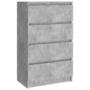 Buffet credenza cassettiera mobiletto mobile contenitore organizer per cucina soggiorno salotto 60 x 35 x 98,5 cm legno ingegnerizzato grigio 02_0031992