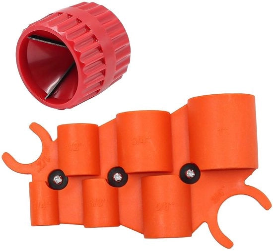 Pijpontbraamgereedschap con misuratore di profondità - Adatto per tubi in PVC - 1/8'' a 1-5/8'' - Strumento di inclinazione - Robusto e facile da usare