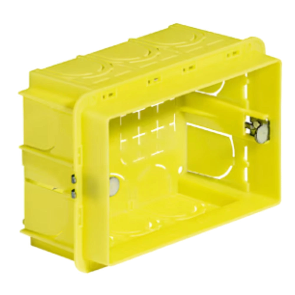 Bticino bti503e kit 10pz scatole incasso 3 moduli civili gialle