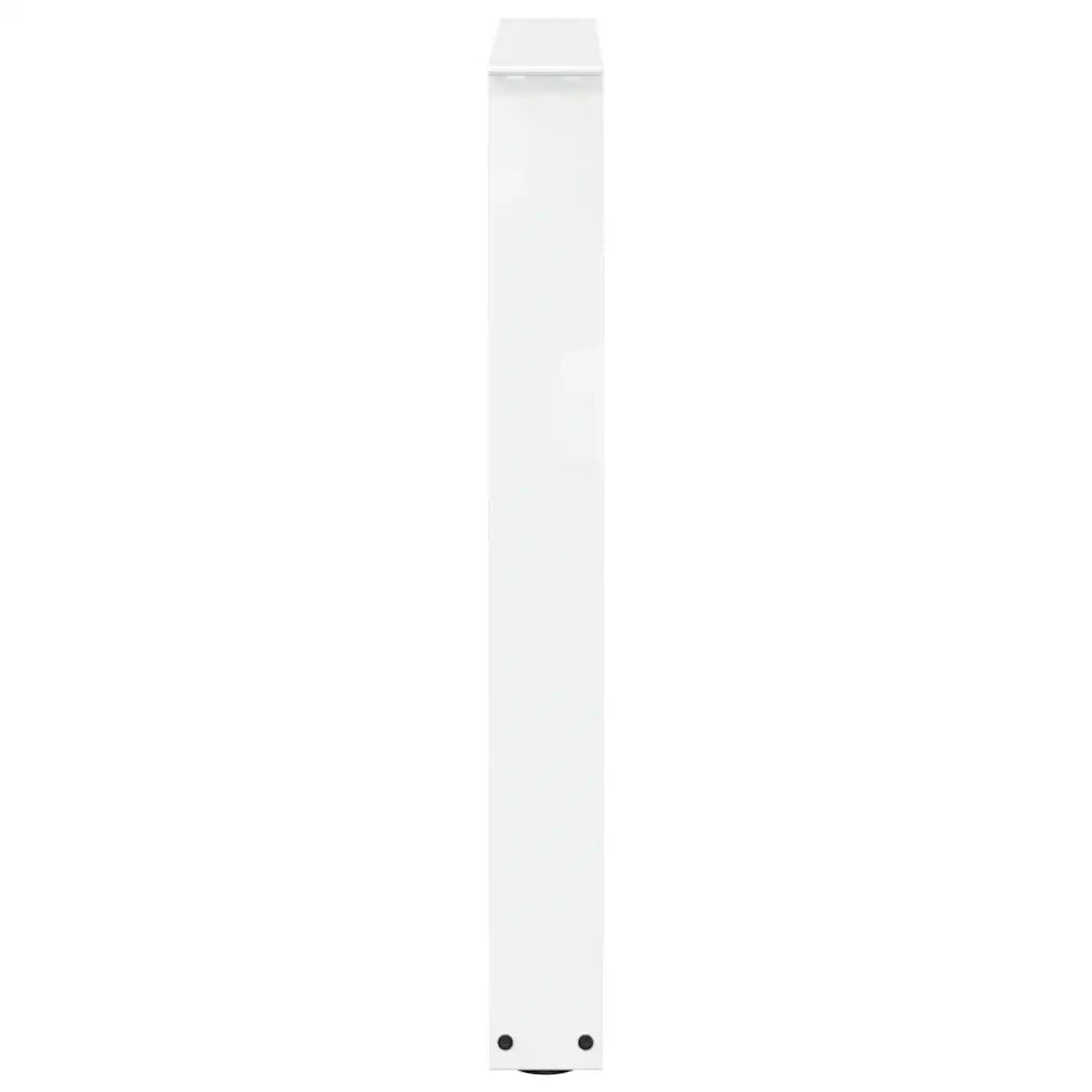 Gambe per tavolo da pranzo a forma di V 3 pz bianche 70x(72-73,3) cm in acciaio 4012661