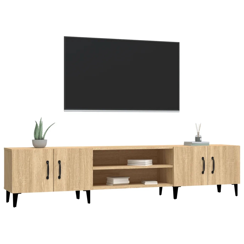 Mobile TV Rovere Sonoma 180x31,5x40 cm Legno ingegnerizzato 816267