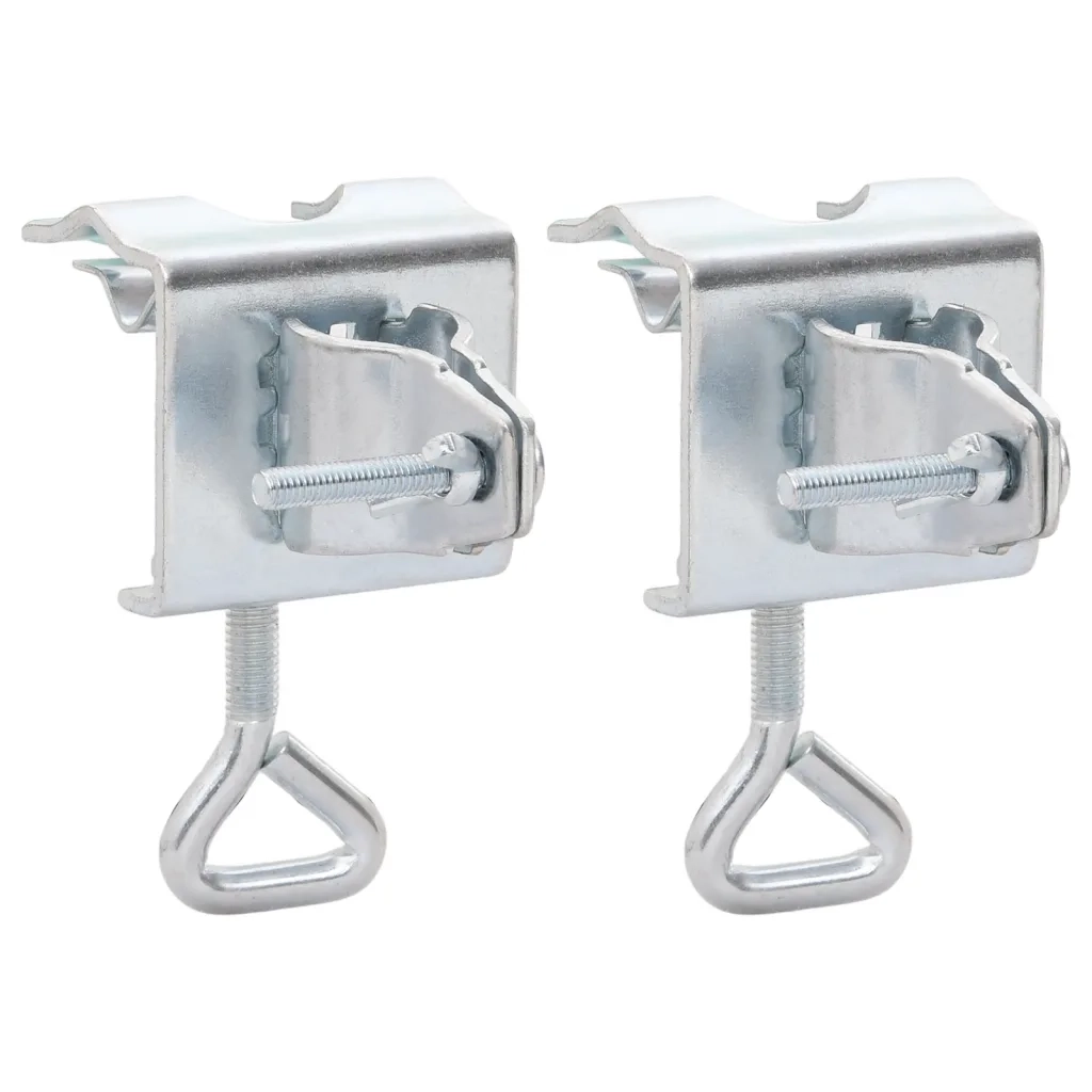 Morsetti per Ombrelloni da Balcone 2pz 32 mm in Acciaio Zincatocod mxl 92545
