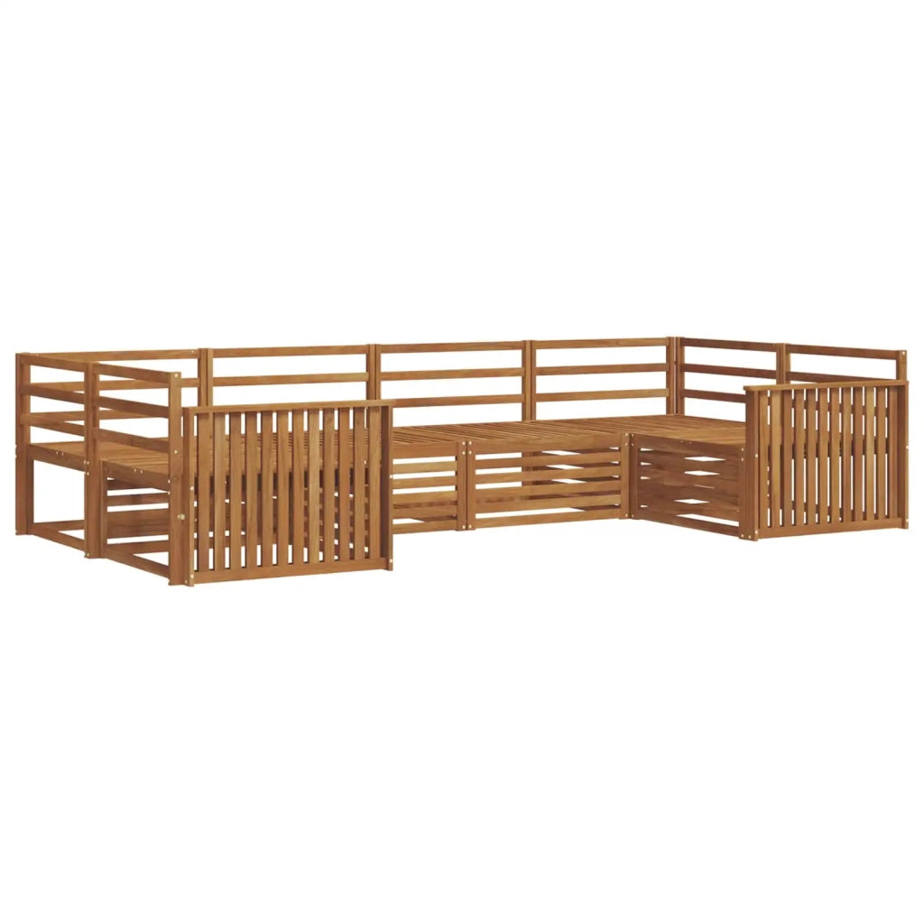 Set di divani da esterno 6 pcs Naturale