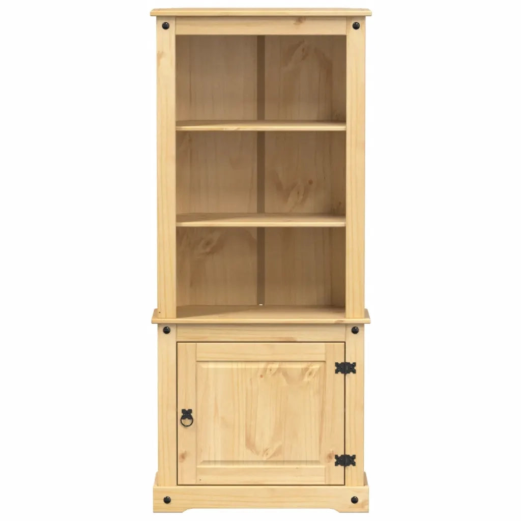 Credenza Corona 74x38x170 cm in Legno Massello di Pino 4002782