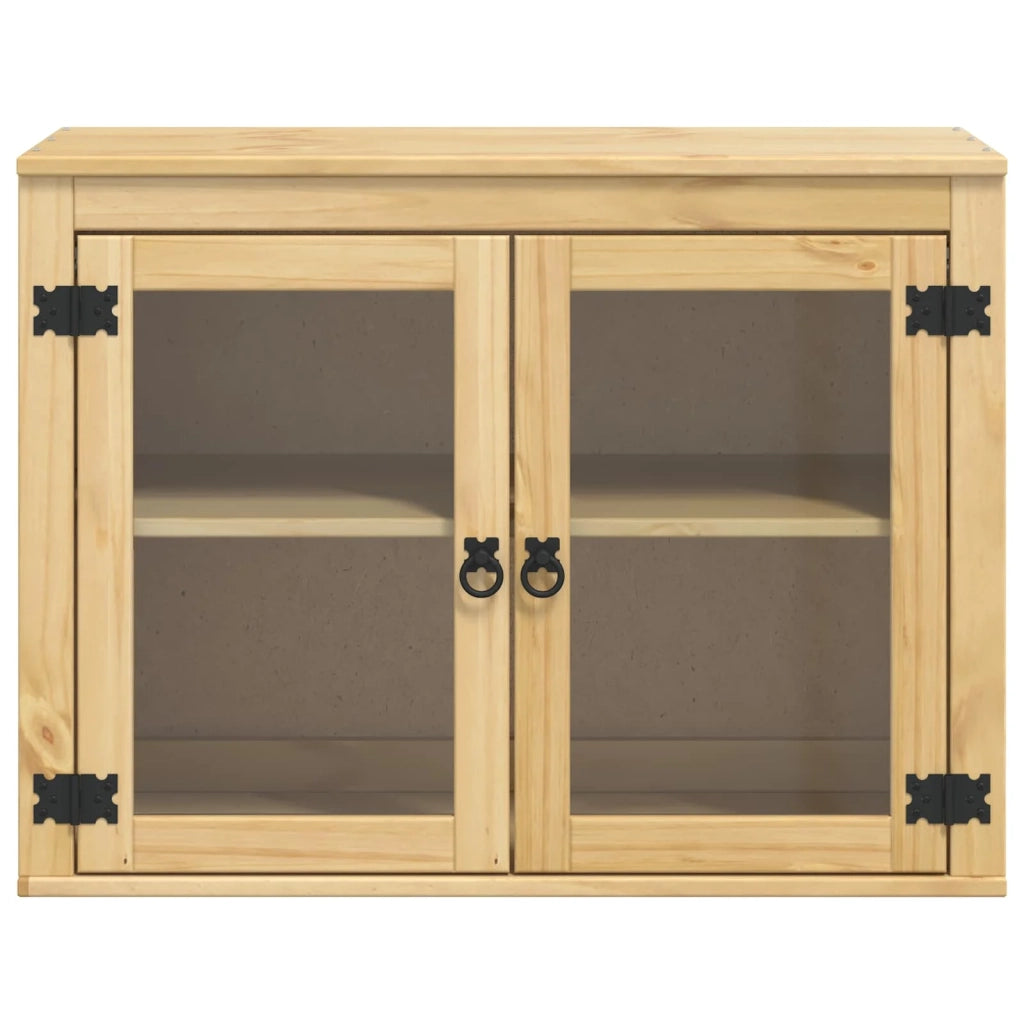 Armadietto SKI Marrone Miele 80 x 32 x 60 cm Pino massello 42007564