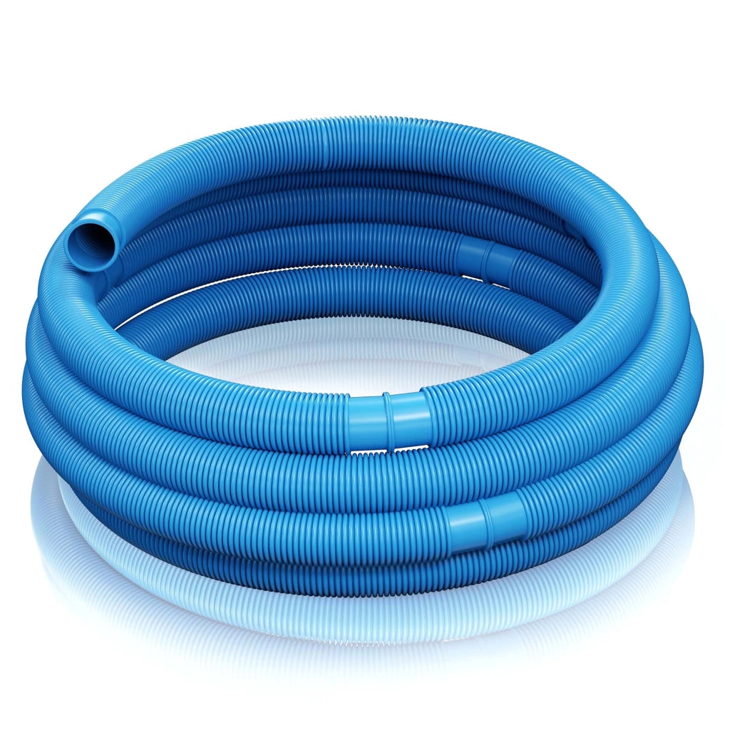 Tubo per piscina blu, 30m Ø 38 mm, sezionabile ogni 1,5 m, galleggiante, in resina 190 g/m Made in EU
