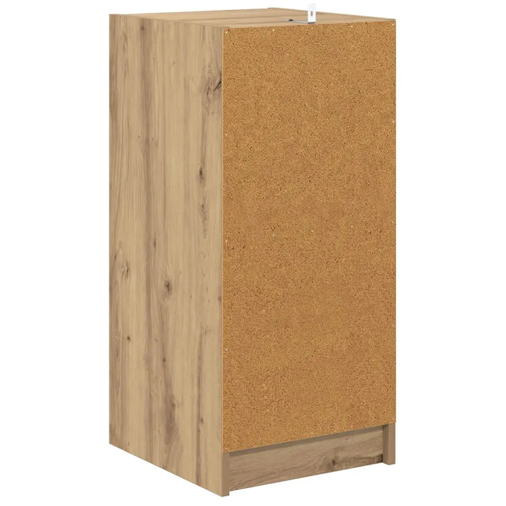 Credenza-Buffet-Armadio da cucina rovere artigianale 35 x 37 x 76 cm Legno multistrato