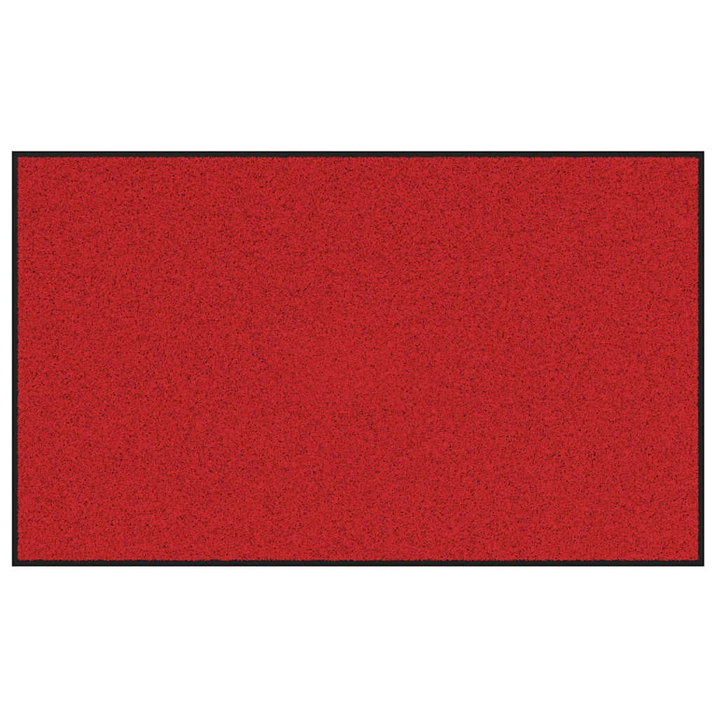 Zerbino d'ingresso moderno rettangolare 90 x 150 cm antiscivolo per uso interno crea un'atmosfera calda in poliammide rosso 02_0057992