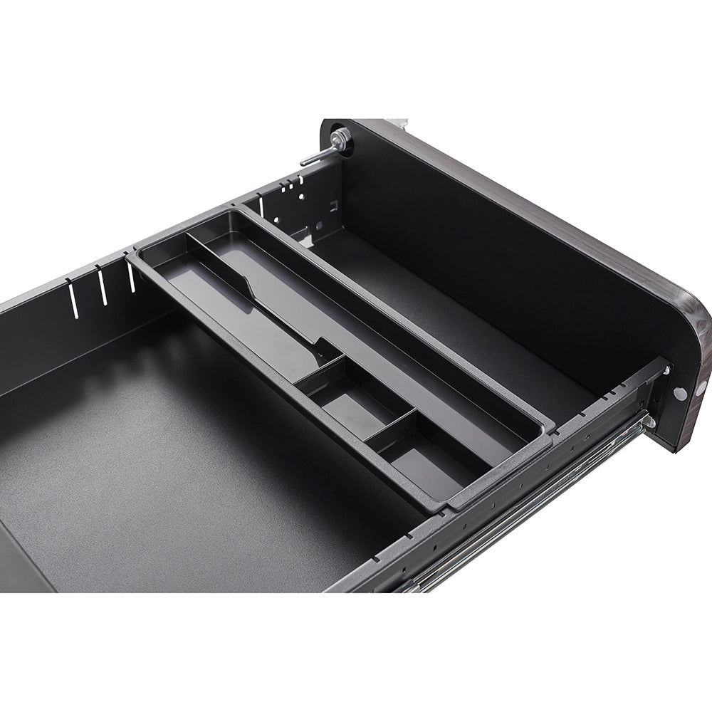 Classeur mobile a 3 cassetti - Xylo - 5 ruote anti-ribaltamento - Nero