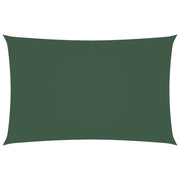 Parasole a Vela Oxford Rettangolare 2x5 m Verde Scurocod mxl 95061