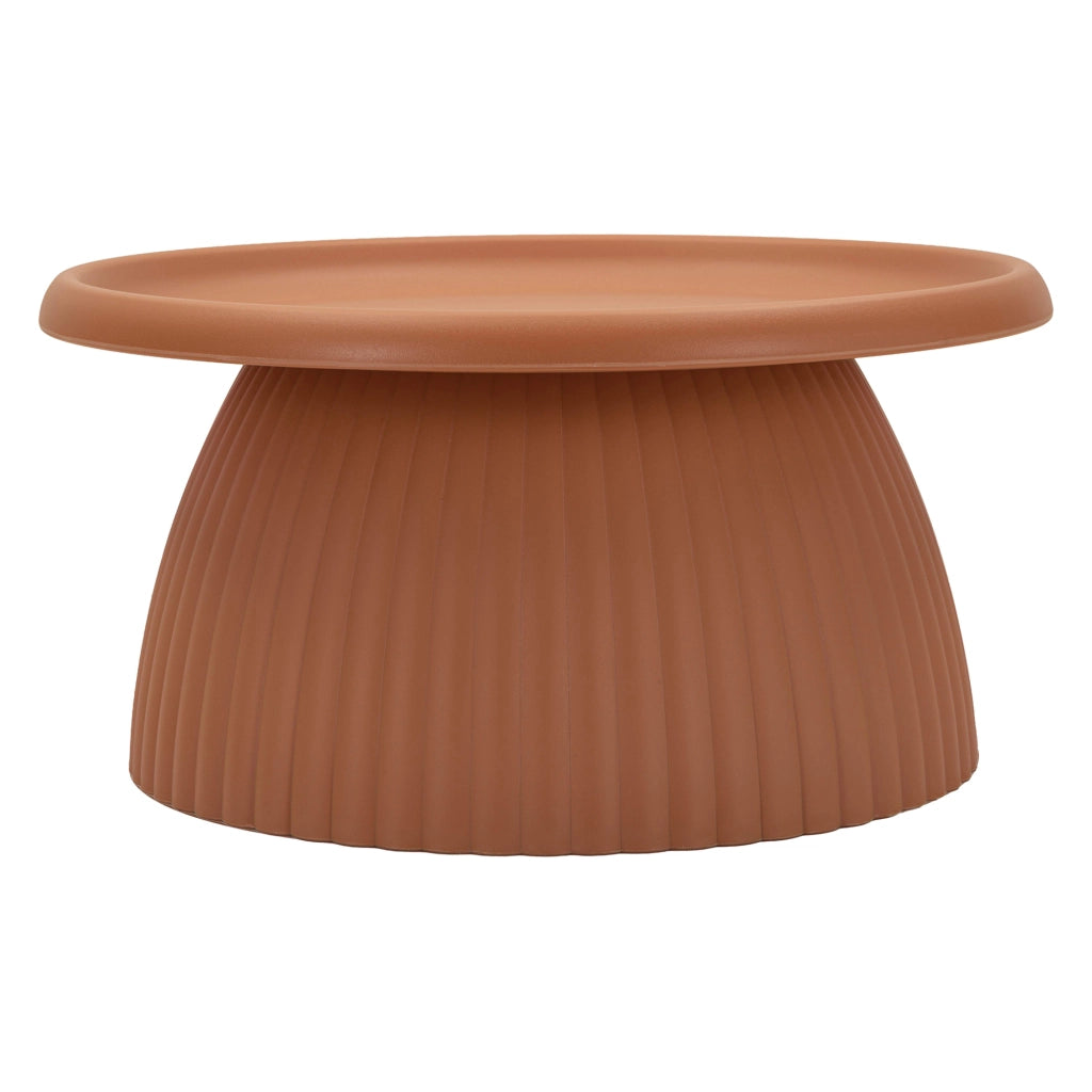 Gamirese, Tavolino da Salotto Adatto per Indoor/outdoor, 71x35x71h cm Rosso