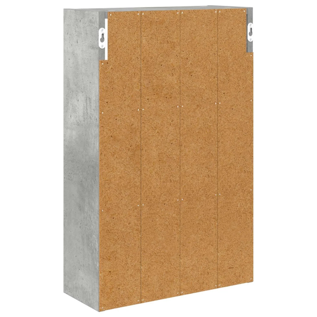 Armadio da bagno a muro Grigio Cemento 40 x 16 x 62,5 cm 889370